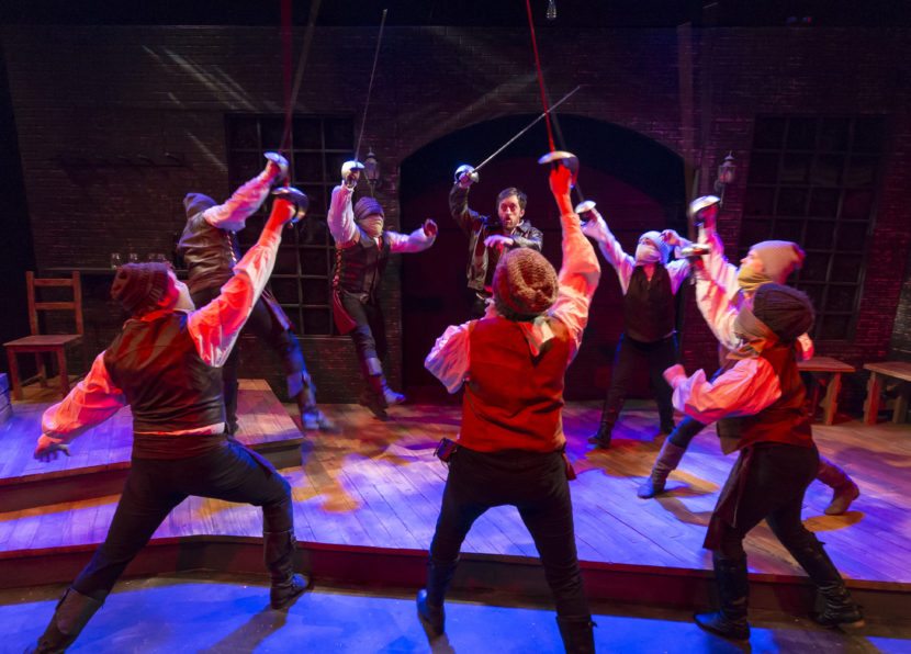 BoHo Theatre   Cyrano [Michael B. Woods and ensemble]