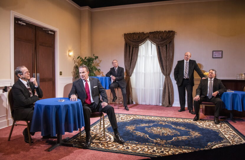 Brown, Leaming, L'Herault, McElroy, Spencer. Photo by Michael Brosilow.