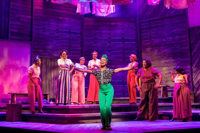 Eben K. Logan and the cast of The Color Purple. Brett Beiner Photography.