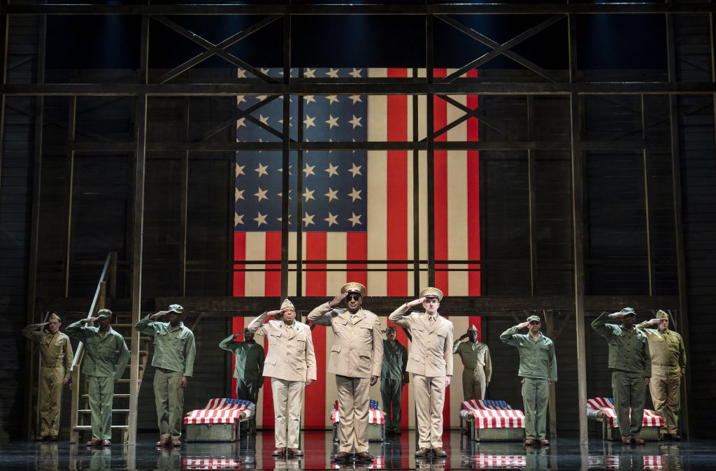 0042r The Cast of the National Tour of A Soldiers Play photo by Joan Marcus
